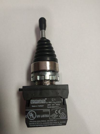 Кнопка-джойстик CM101DJ21 2-х позиціона без фіксації 2НО IP65 EMAS