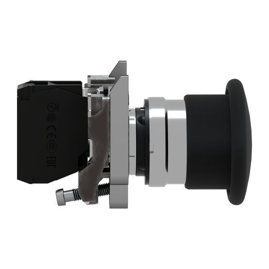 Кнопка грибок 1NO с возвратом черная XB4BC21 Schneider Electric