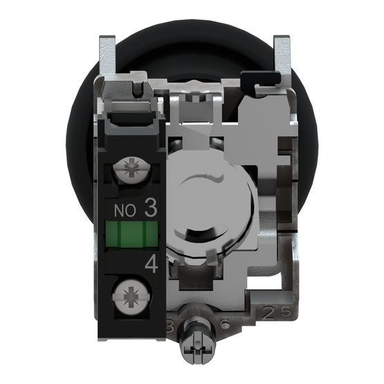 Кнопка грибок 1NO с возвратом черная XB4BC21 Schneider Electric