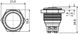 TY 16-231A Scr Кнопка металева опукла, (гвинтове з'єднання), 1NO.