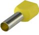 Наконечник трубчатый ТЕ 6,0-14 желтый для двух проводов АСКО упаковка 100 шт