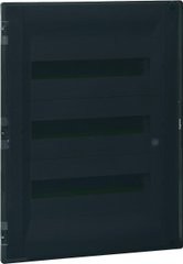 Practibox³ Пластиковий щит вбудований 3x18 модулів прозорі двері E+N
