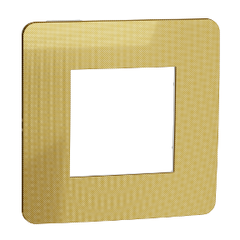 Schneider Рамка 1-пост, Золото/білий, 23101