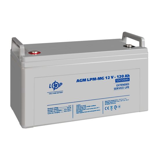 Аккумулятор мультигелевый LPM-MG 12V - 120 Ah LogicPower