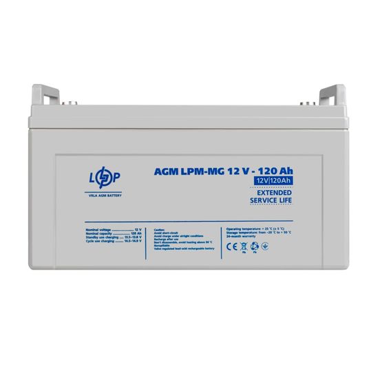 Акумулятор мультигелевий LPM-MG 12V - 120 Ah LogicPower