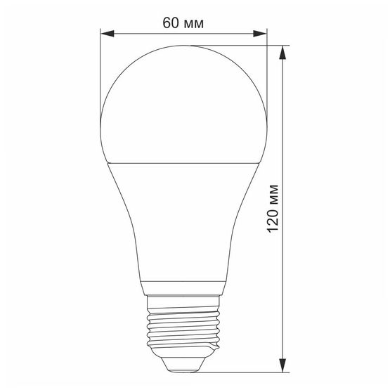 Сенсор LED лампа с датчиком движения и освещенности 12W E27 4100K A60e VIDEX, 25470, VL-A60e-12274-S, 4100