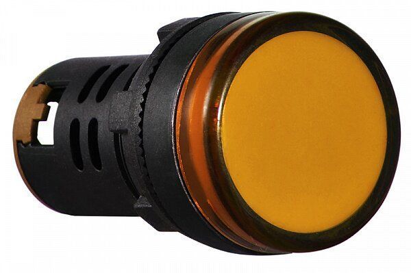 Сигнальна арматура AD22-22DS жовта 220V АC