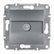 TV Розетка кінцева 1dB. Сталь EPH3200162 ASFORA plus Schneider Electric, 9960, Сталь