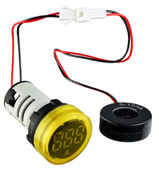 Круглий цифровий вимірювач струму ED16-22AD 0-100A (жовтий)