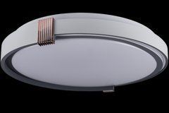 Светильник потолочный COLISEUM матовый 60W 395*60мм 3000К-6500К с пультом, белый с синим