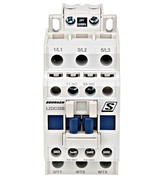 LZDC32B0--, Контактор CUBICO Classic, 3Р 15kW 32А 1НО+1НЗ 24В AC Schrack, 24V АС