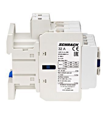 LZDC32B0--, Контактор CUBICO Classic, 3Р 15kW 32А 1НО+1НЗ 24В AC Schrack, 24V АС