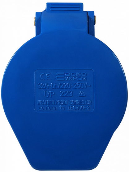 Розетка (гнездо) переносная ГП 32А/3 2Р+РЕ (223) АСКО