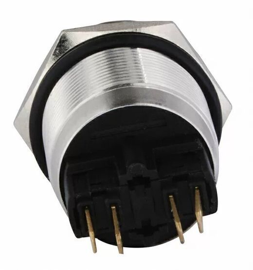 TYJ 22-321 Кнопка металева звиступом з фікс., 1NO+1NC, 13270