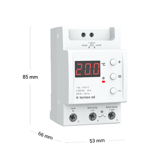 Терморегулятор terneo xd для систем охлаждения и вентиляции Terneo
