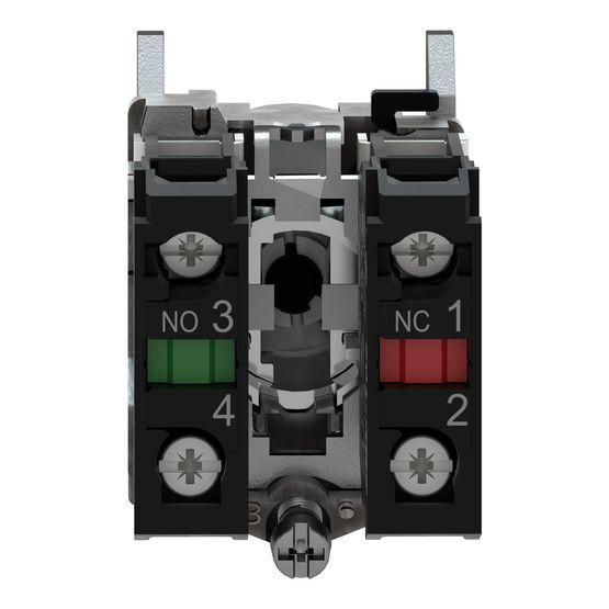 Перемикач 2 пол 90&deg; 1NO+1NC стандартна ручка XB4BD25 Schneider Electric