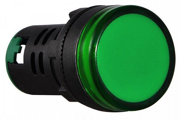 Сигнальна арматура AD22-22DS зелена 220V АC