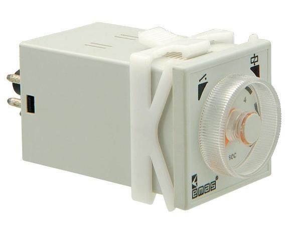 Реле времени RZ1A2C12S-5 с задержкой включ/выкл. 1,2-12 сек 220В AC 1П+1НО EMAS