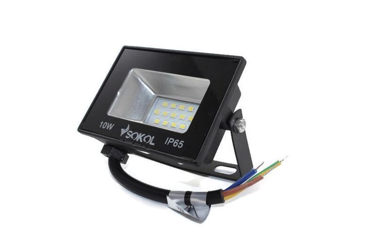 Світлодіодний прожектор LED-SLT-10Вт TM Sokol, 99311, 6500