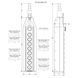 Крановий пульт 8 кнопок + стоп 1 швидкість PV9E30B2222 EMAS