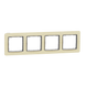 Рамка 4-постовая, Береза - эффект дерева, Sedna Elements Schneider Electric SDD380804, Береза
