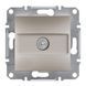 TV Розетка оконечная 1dB. Бронза EPH3200169 ASFORA plus Schneider Electric, 9961, Бронза