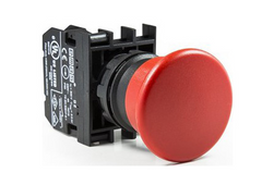 Кнопка "грибок" B200MK без фіксації (1НЗ) червона EMAS