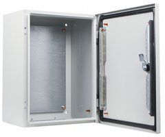 Корпус с монтажной панелью металлический 40*30*20, IP65, серии UBox