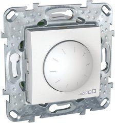 LED Димер поворотно-нажимной универсальный 4-400Вт Белый MGU5.513.18 UNICA Schneider, 8290, Белый