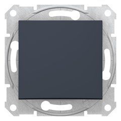 Перемикач одноклавішний прохідний SDN0400170 Графіт Sedna Schneider, 7235, Графіт