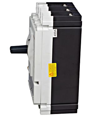 MZ340333--, Выключатель в литом корпусе тип VE 3P 70kА 400A с электр. расцепителем и отсрочкой времени