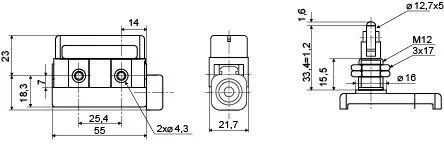 Микро выкючатель D4MC-5040, 14072