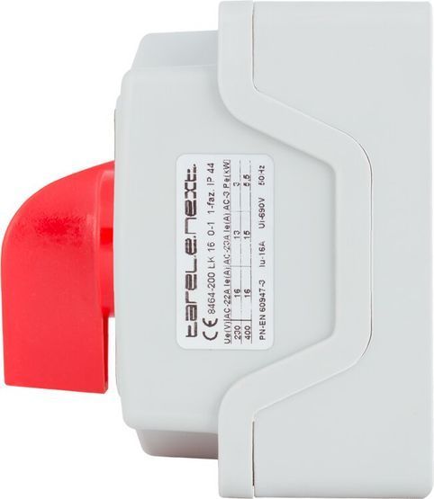 Пакетний перемикач LK25/1.216-ОВ/45 в корпусі, 1p, 0-1, 25А, IP44