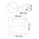 Світильник трековий COB LED 30W 4200K чорний lm 180-240V MONACO-30 HOROZ, Чорний, 018-019-0030-020, 4200