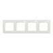 Рамка 4-постова Білий Sedna Design Schneider Electric SDD311804, Белый