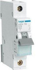 Автоматичний вимикач 1п 40А B, MBN140E Hager, 1281