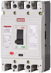 Силовой автоматический выключатель e.industrial.ukm.100SL.80, 3р, 80А