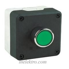 Пост управління чорно-сірий 1 кнопковий (1НО) P1C300DY EMAS