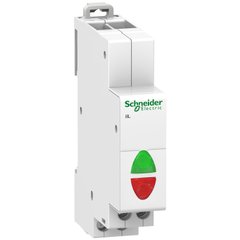 Світловий індикатор iIL червоний+зелений 230В Schneider Electric, 10324