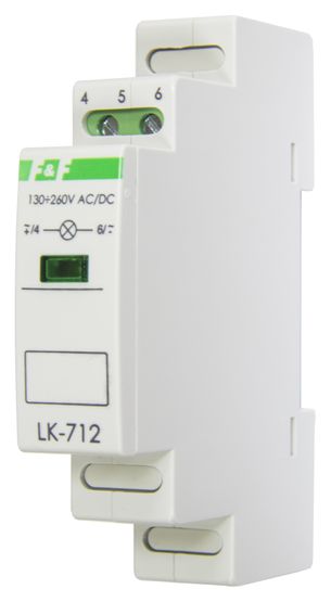 Контрольный индикатор LK-712 R 220В красный LED
