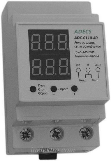 Реле напруги ADC-0110-50 однофазне Adecs