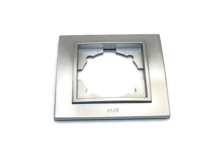 Рамка 1-а ZENA срібна 9362, Сірий