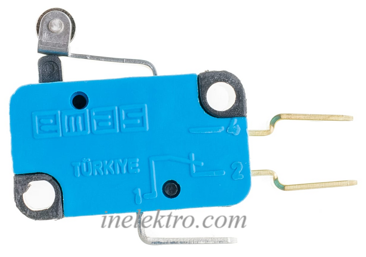 Мікро-вимикач MK1MIM1 з металевим роликом на короткому металевому важілі EMAS