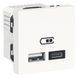 Schneider Двойная USB розетка A+C белый, 23078, Білий