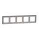 Рамка 5-постова Штучне Біле скло Sedna Elements Schneider Electric SDD360805, Біле скло