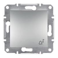 Кнопка &laquo;Звонок&raquo; EPH0800161 самозажимные контакты ASFORA Schneider Electric Алюминий, 0736, Алюминий