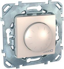 LED Димер поворотно-нажимной универсальный 4-400Вт Слоновая кость MGU5.513.25 UNICA Schneider, 8291, Слоновая кость