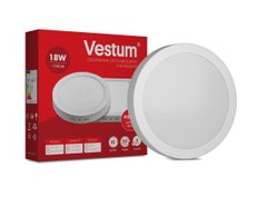 Круглий світлодіодний накладний світильник Vestum 18W 4000K 220V 1-VS-5303, 1-VS-5303, 4000