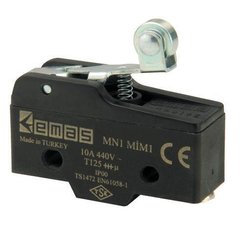Мини-выключатель MN1MIM1 с металлическим роликом на коротком рычаге EMAS