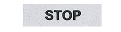 Табличка "STOP" 8mm BET08STOP EMAS